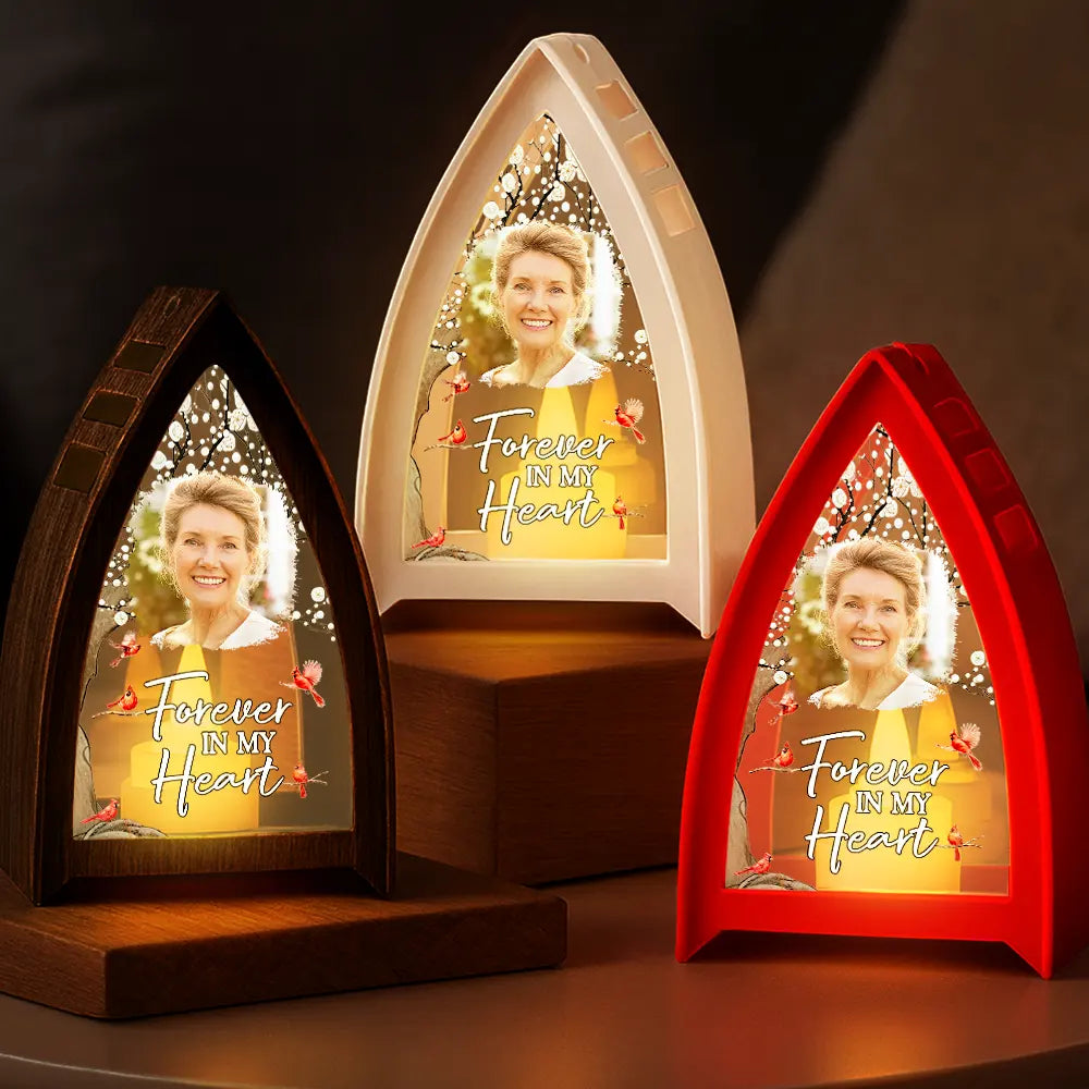 Custom Photo When You Miss Me Have No Fear Memorial - Personalized Tabletop Lantern Light