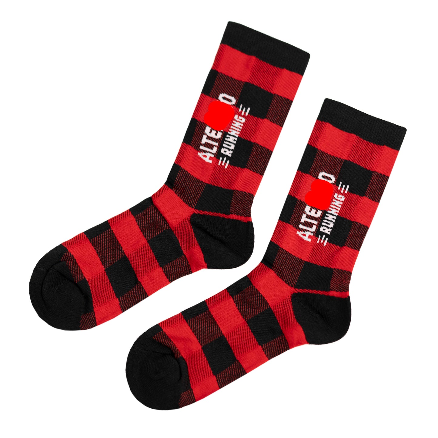 Premium Running Socks Buffalo Plaid