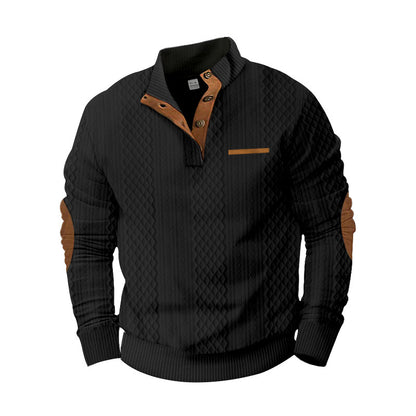 Men's Long Sleeve Cashmere Sweatshirt
