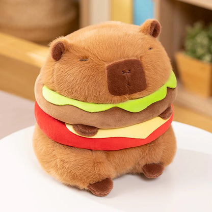 Capybara Hamburger Plushies