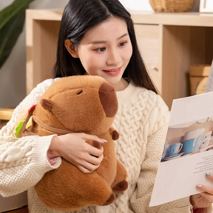 Capybara Hamburger Plushies