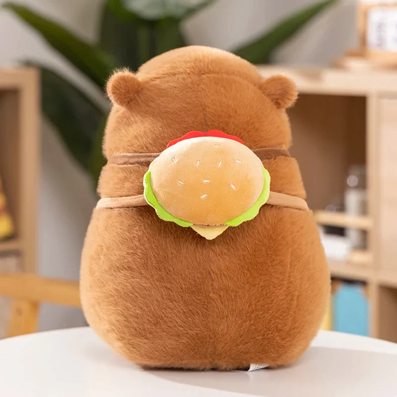 Capybara Hamburger Plushies