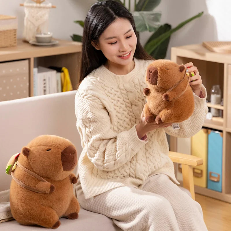 Capybara Hamburger Plushies