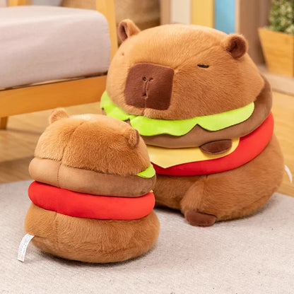 Capybara Hamburger Plushies