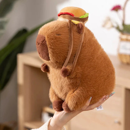 Capybara Hamburger Plushies