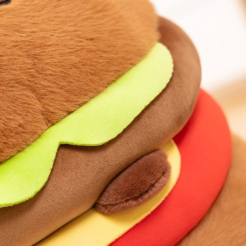 Capybara Hamburger Plushies
