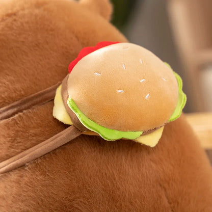 Capybara Hamburger Plushies