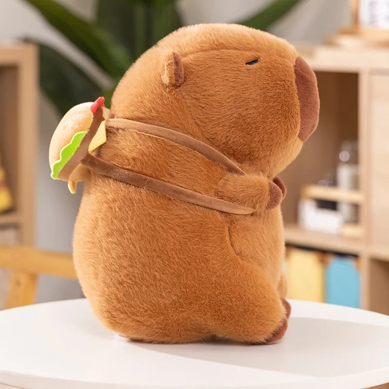 Capybara Hamburger Plushies