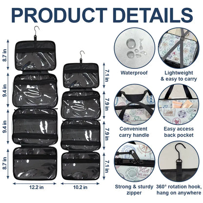 Travel All My Cruise Crap - Personalized Toiletry Bag