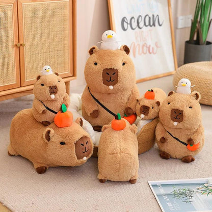 Happy Capybaras with Bubble Gum | New