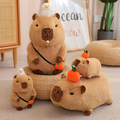 Happy Capybaras with Bubble Gum | New