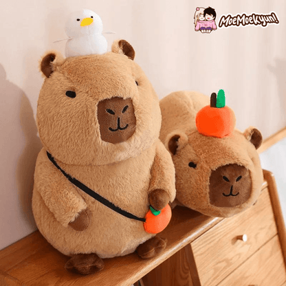 Happy Capybaras with Bubble Gum | New